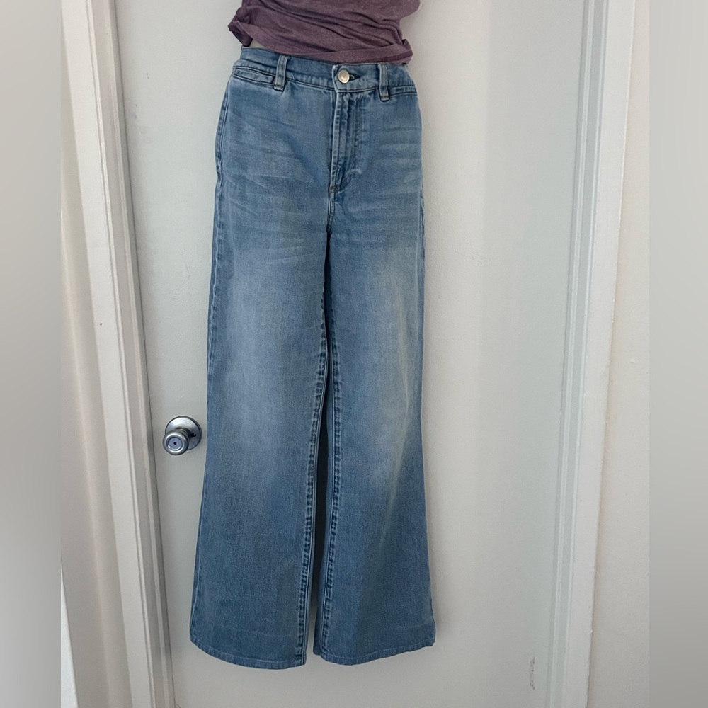 Alice + Olivia Light Blue Boot Cut Jeans